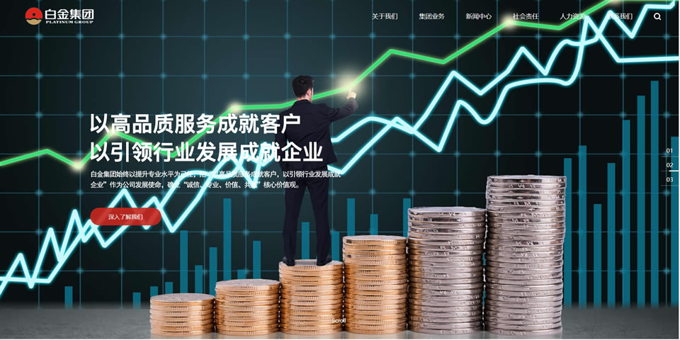 湖北白金集团有限公司网站全新改版上线